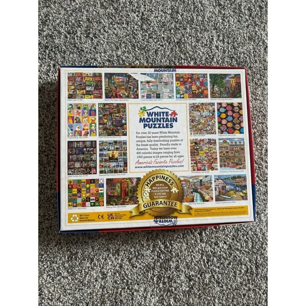 ❤️White Mountain “What Flowers Mean” 1000 Puzzle